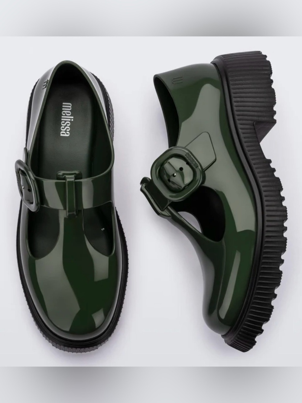 Melissa “Jackie” Green Mary Janes NIB size 6